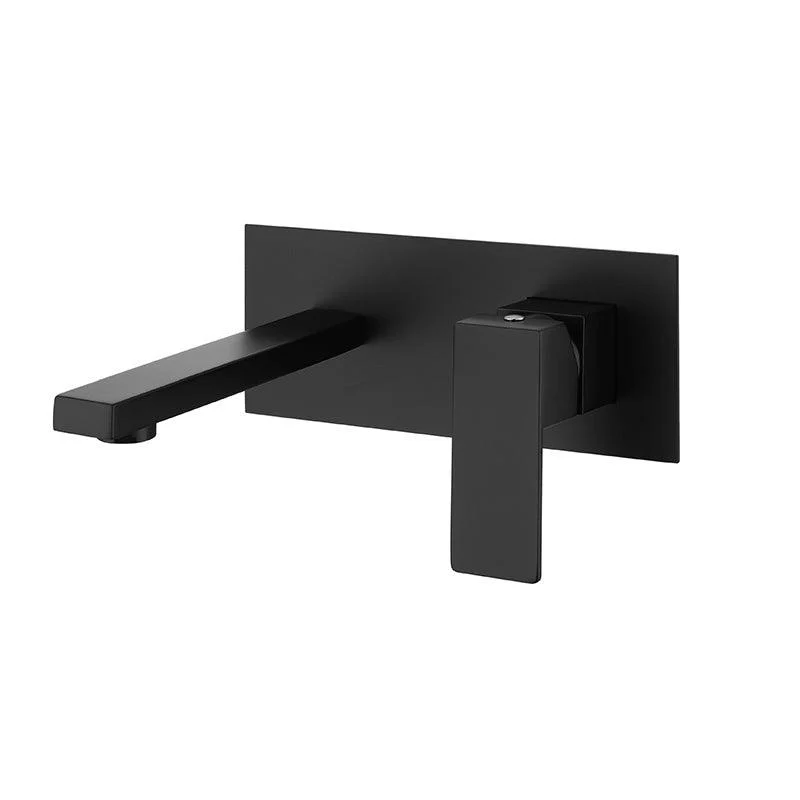 Contemporary Style Taps Lever Handles Wall Mounted Taps for Bathroom -Bathlova