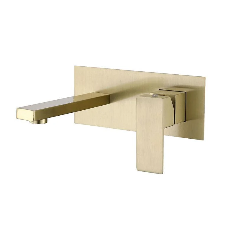 Contemporary Style Taps Lever Handles Wall Mounted Taps for Bathroom -Bathlova