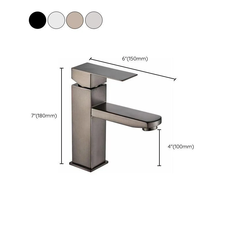 Contemporary Style Taps One Lever Handles Vessel Sink Bathroom Tap -Bathlova