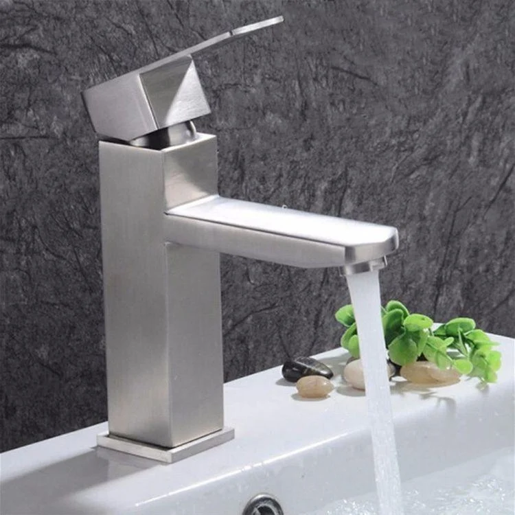 Contemporary Style Taps One Lever Handles Vessel Sink Bathroom Tap -Bathlova