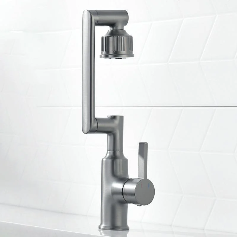 Contemporary Style Taps One Lever Handles Vessel Sink Taps -Bathlova