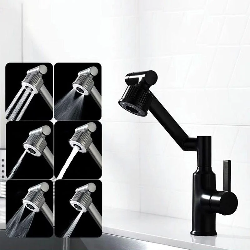 Contemporary Style Taps One Lever Handles Vessel Sink Taps -Bathlova