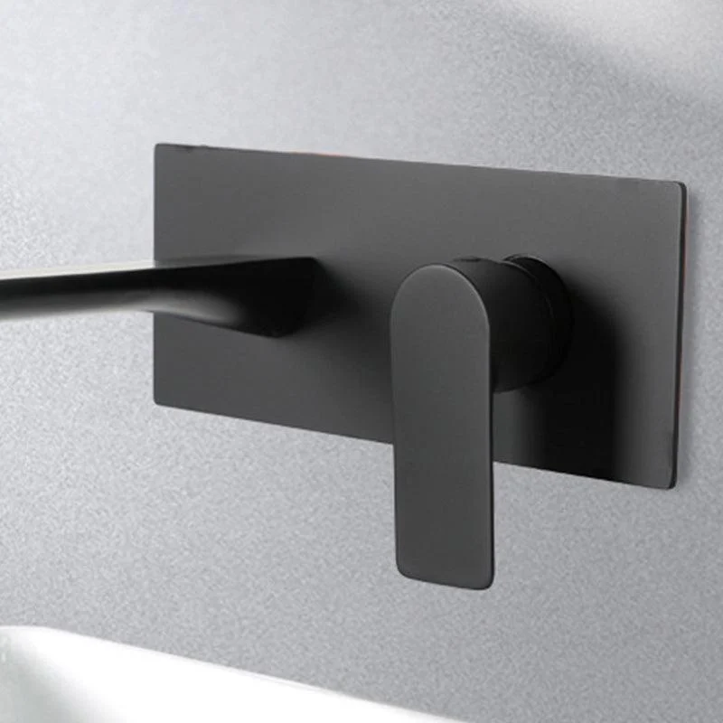 Contemporary Style Taps Wall Mounted Taps with Lever Handles -Bathlova