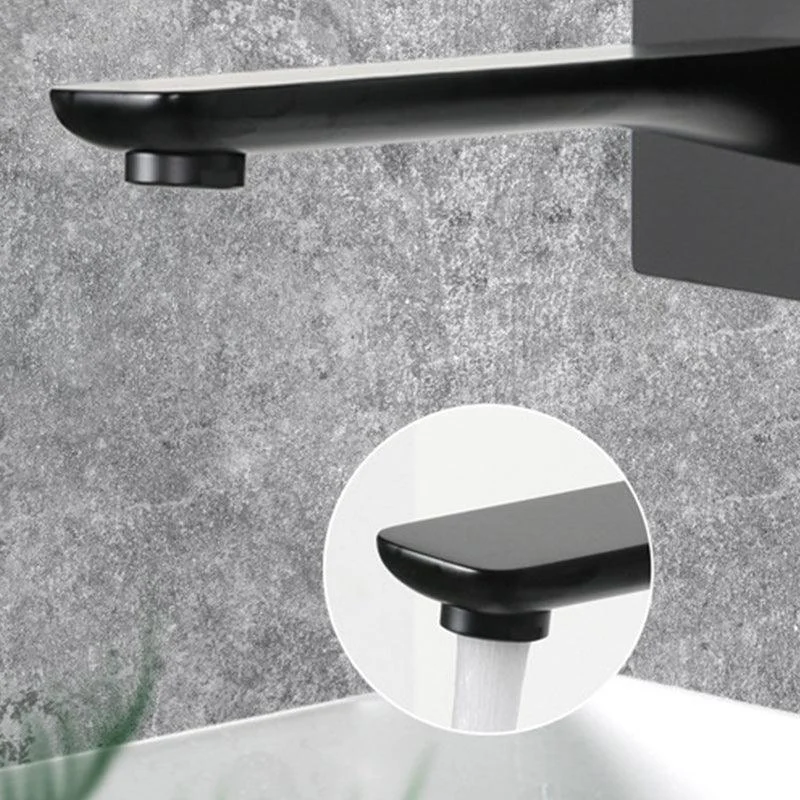 Contemporary Style Taps Wall Mounted Taps with Lever Handles -Bathlova