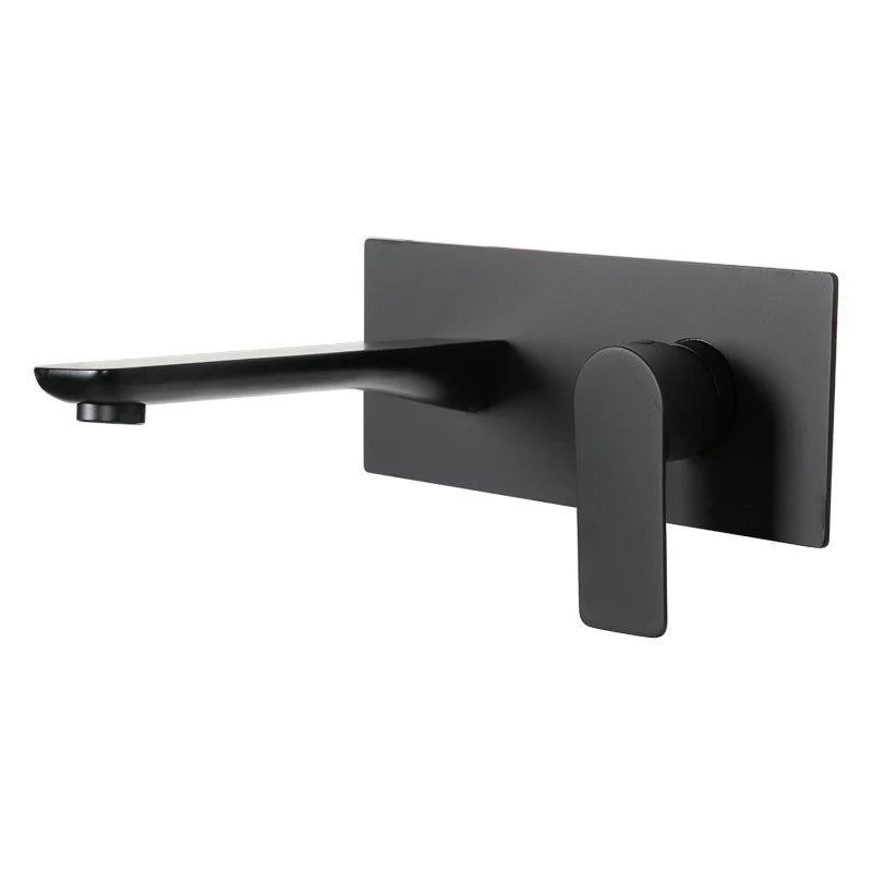 Contemporary Style Taps Wall Mounted Taps with Lever Handles -Bathlova