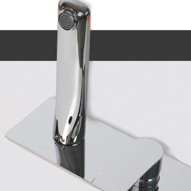 Contemporary Style Taps Wall Mounted Taps with Lever Handles -Bathlova