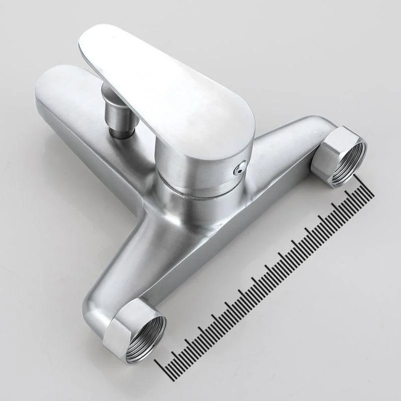 Contemporary Tub Filler Trim 304 Stainless Steel Wall Mount Tub Tap -Bathlova