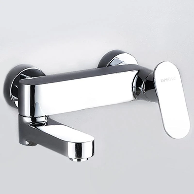 Contemporary Tub Filler Wall Mount Swivel Spout Tub Filler Trim -Bathlova