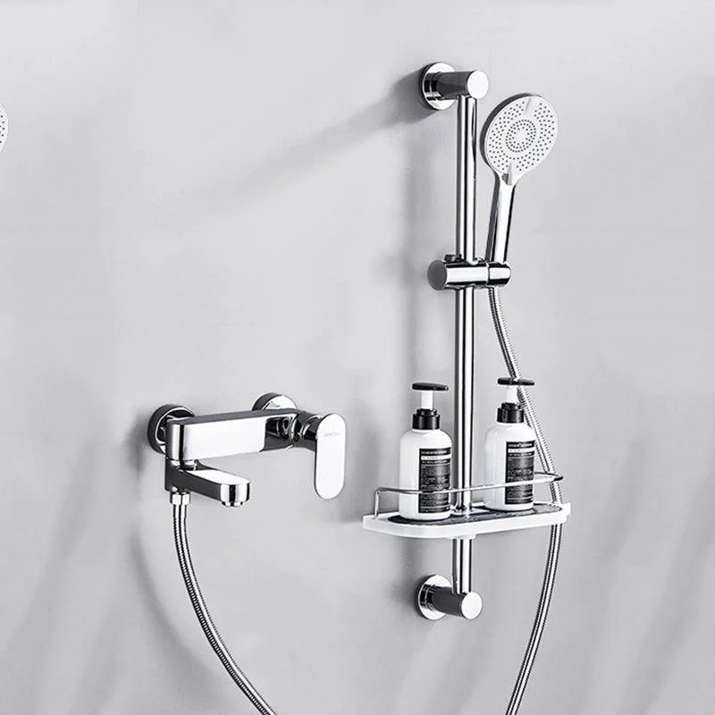 Contemporary Tub Filler Wall Mount Swivel Spout Tub Filler Trim -Bathlova