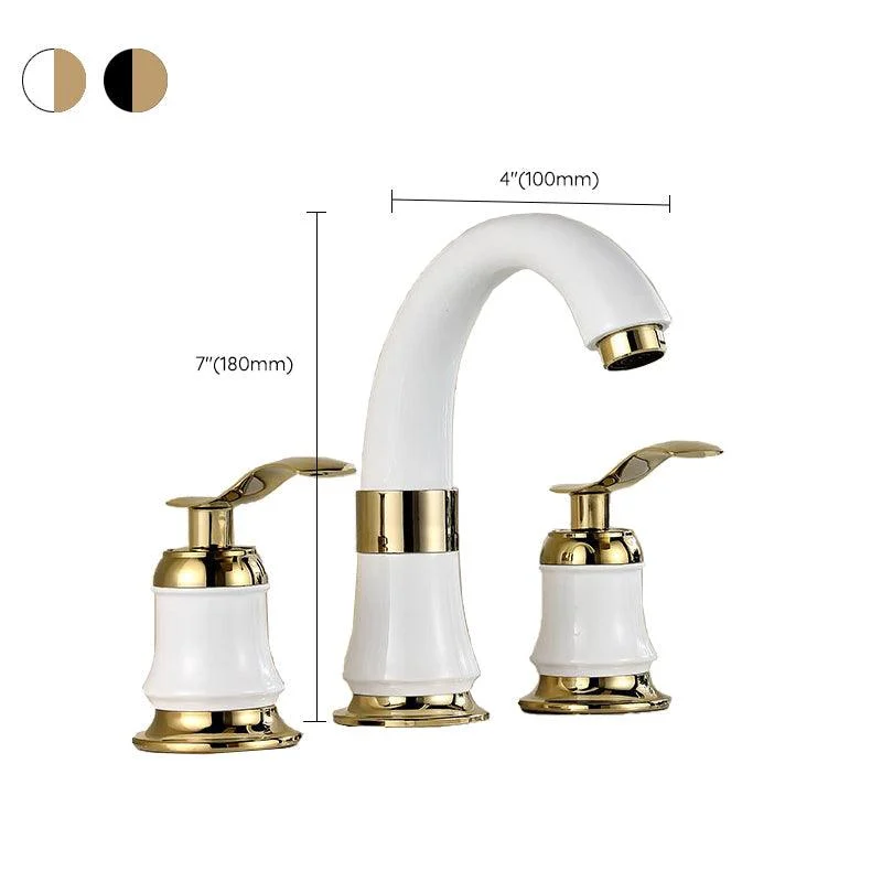 Contemporary Tub Tap Deck Mounted Trim Bath Tap Trim for Bathroom -Bathlova