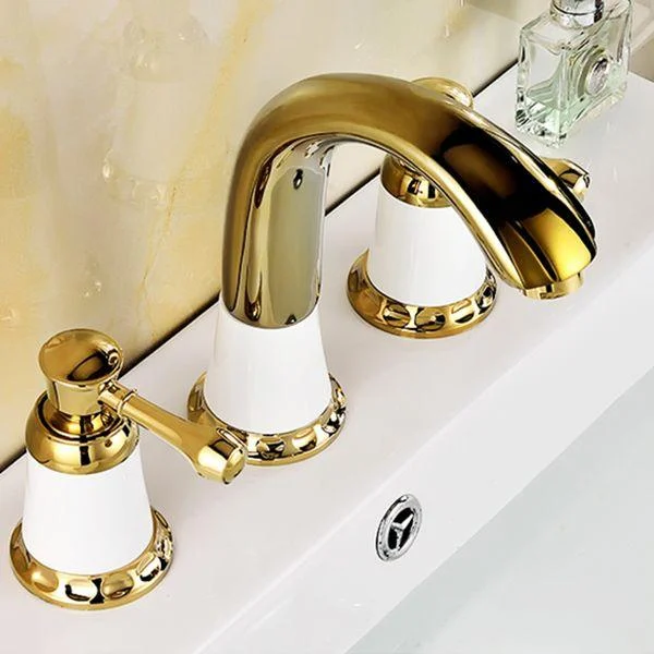 Contemporary Tub Tap Deck Mounted Trim Bath Tap Trim for Bathroom -Bathlova