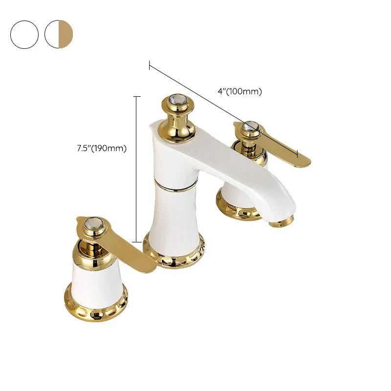 Contemporary Tub Tap Deck Mounted Trim Bath Tap Trim for Bathroom -Bathlova