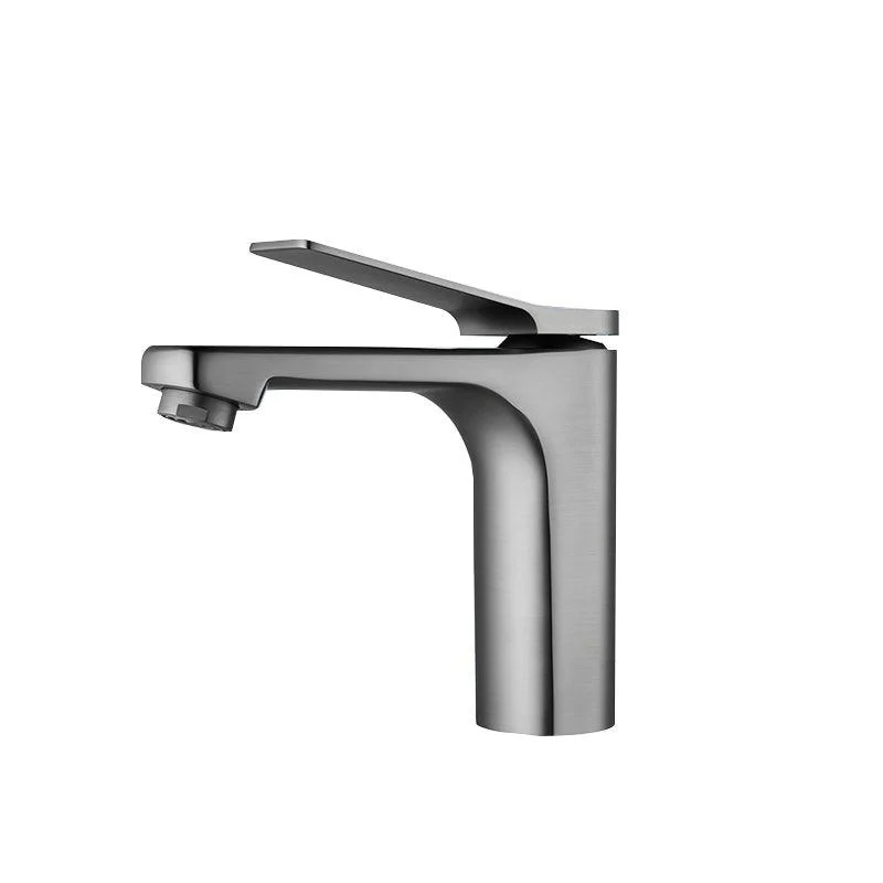 Contemporary Vessel Sink Tap Lever Handle Low Arc Bathroom Vessel Tap -Bathlova