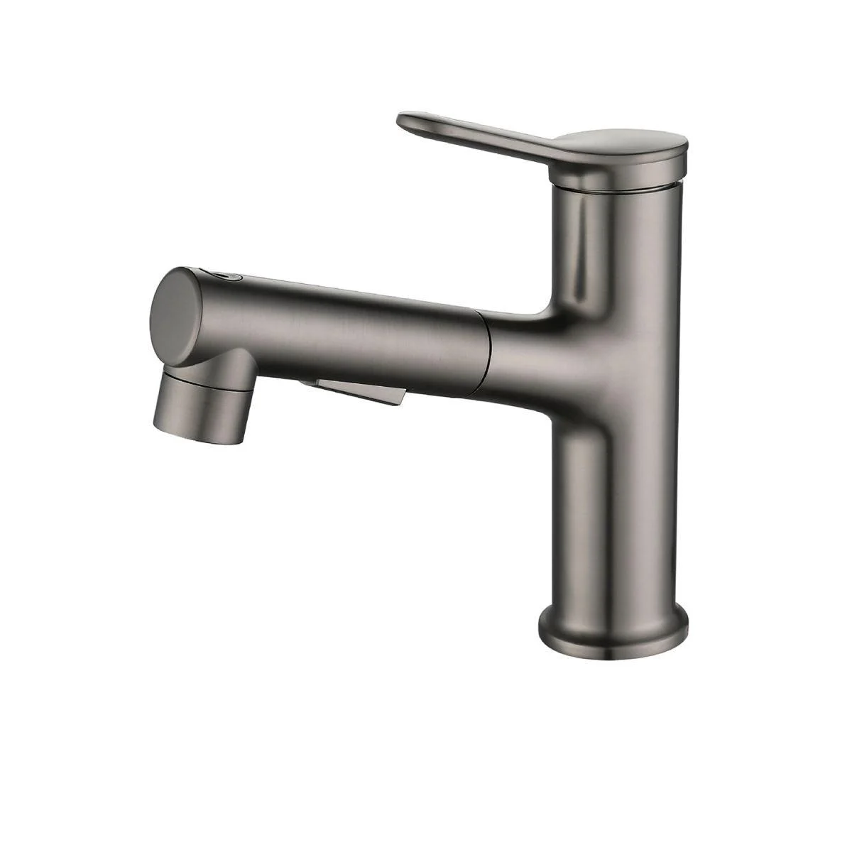 Contemporary Vessel Tap Copper Single Handle Low Arc Retractable Vessel Tap for Home -Bathlova