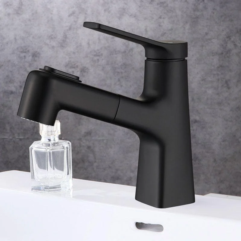 Contemporary Vessel Tap Metal Single Handle Low Arc Vessel Tap for Bathroom -Bathlova