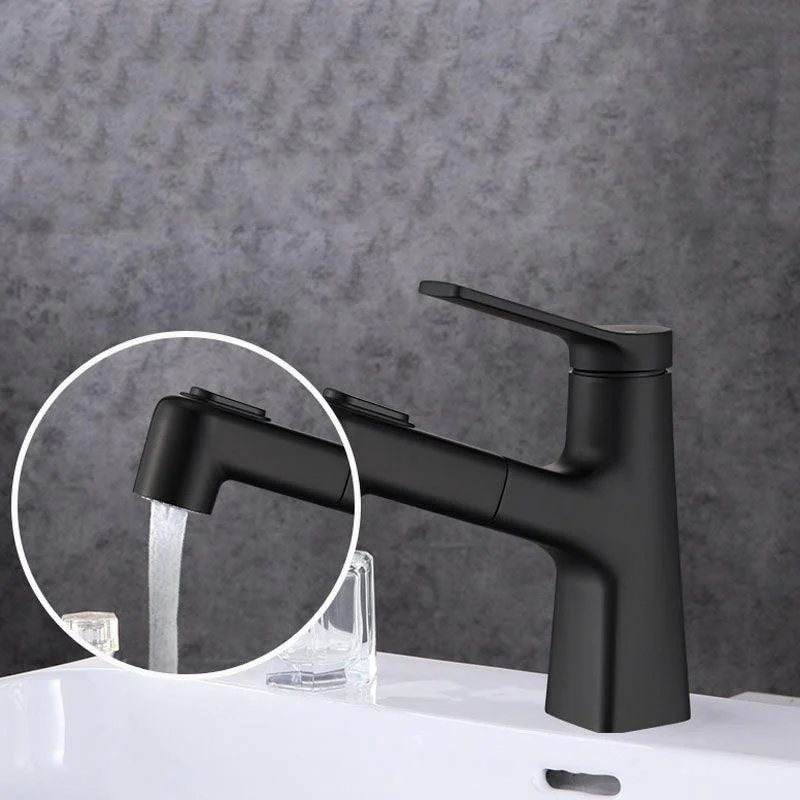 Contemporary Vessel Tap Metal Single Handle Low Arc Vessel Tap for Bathroom -Bathlova