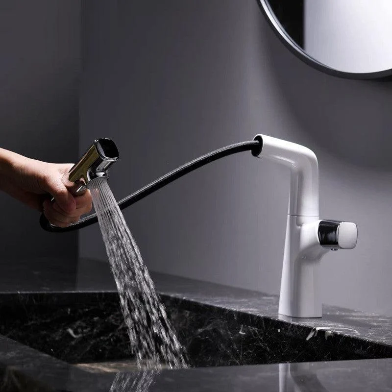 Contemporary Vessel Tap Pull-out Tap with One Knob Handle -Bathlova