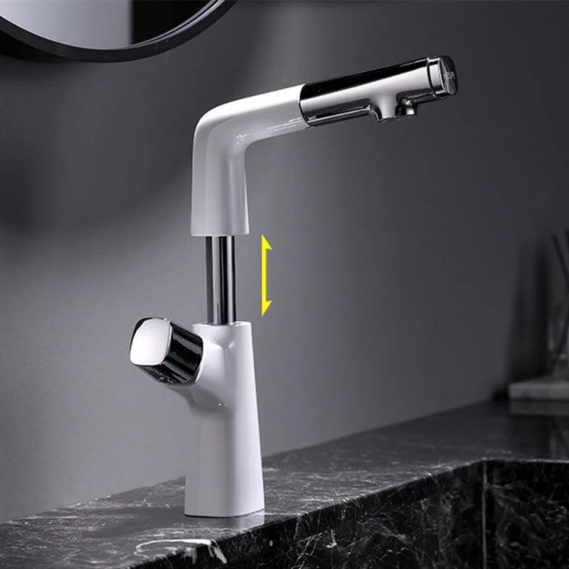 Contemporary Vessel Tap Pull-out Tap with One Knob Handle -Bathlova