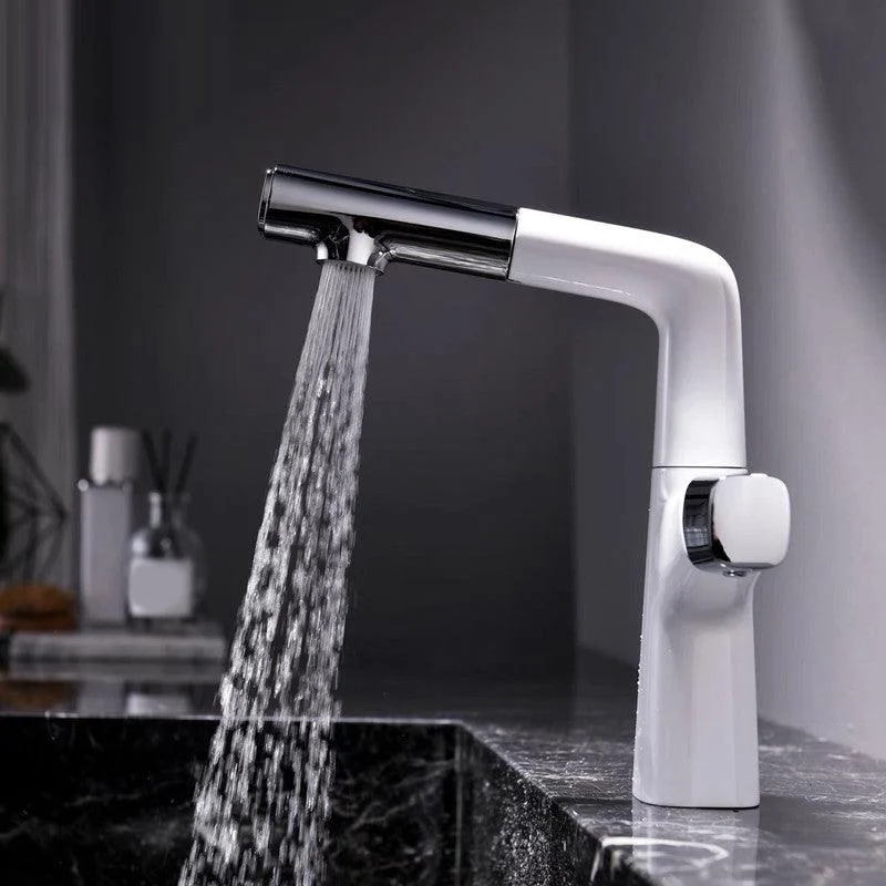 Contemporary Vessel Tap Pull-out Tap with One Knob Handle -Bathlova