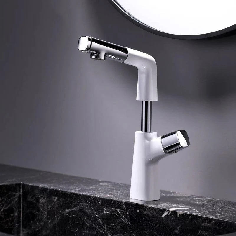 Contemporary Vessel Tap Pull-out Tap with One Knob Handle -Bathlova