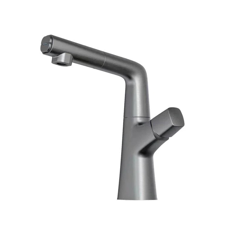 Contemporary Vessel Tap Pull-out Tap with One Knob Handle -Bathlova