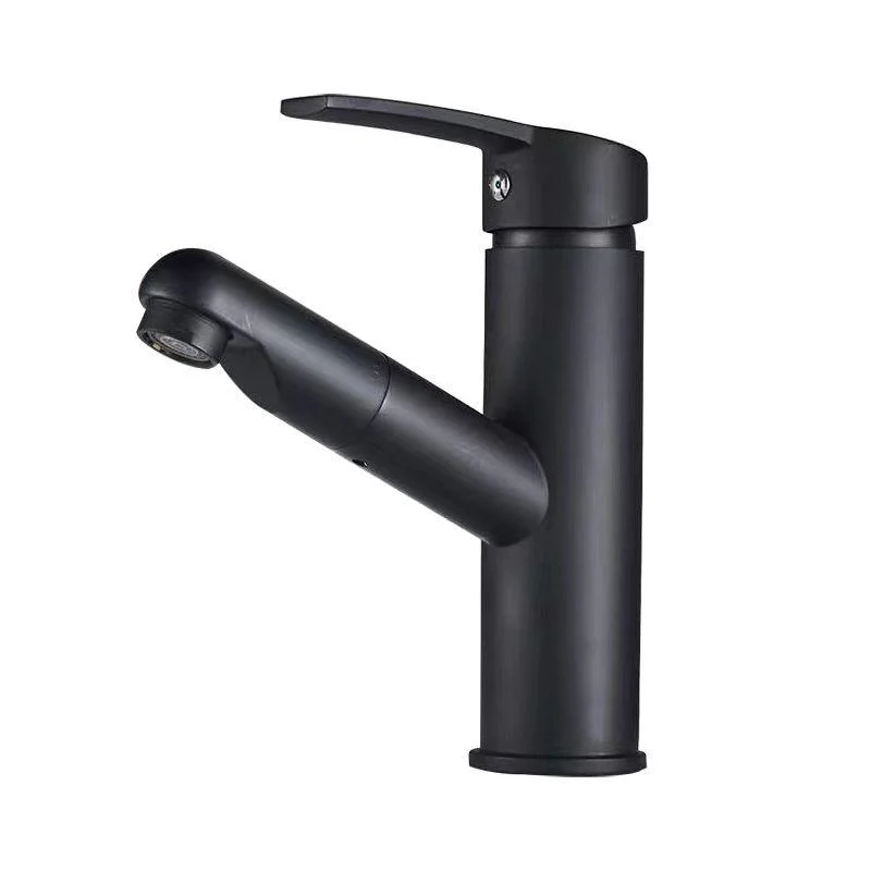 Contemporary Vessel Tap Pull-out Tap with One Lever Handle -Bathlova