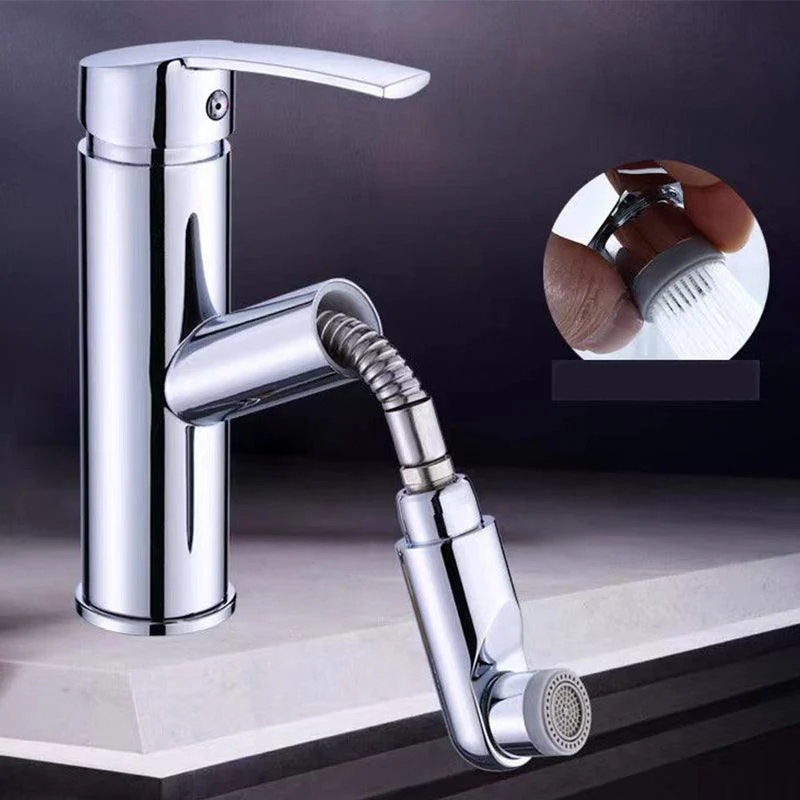 Contemporary Vessel Tap Pull-out Tap with One Lever Handle -Bathlova