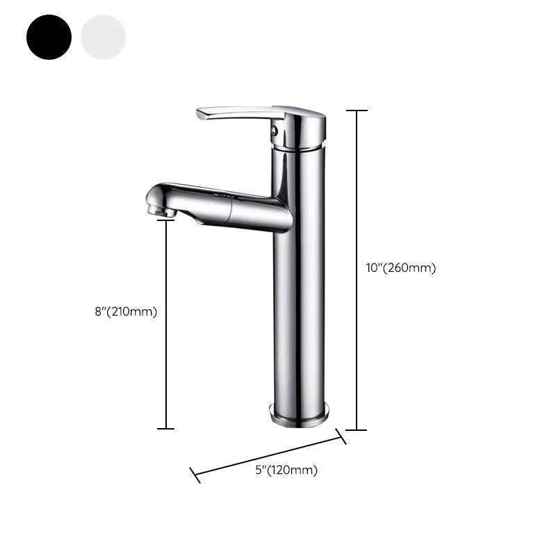 Contemporary Vessel Tap Pull-out Tap with One Lever Handle -Bathlova