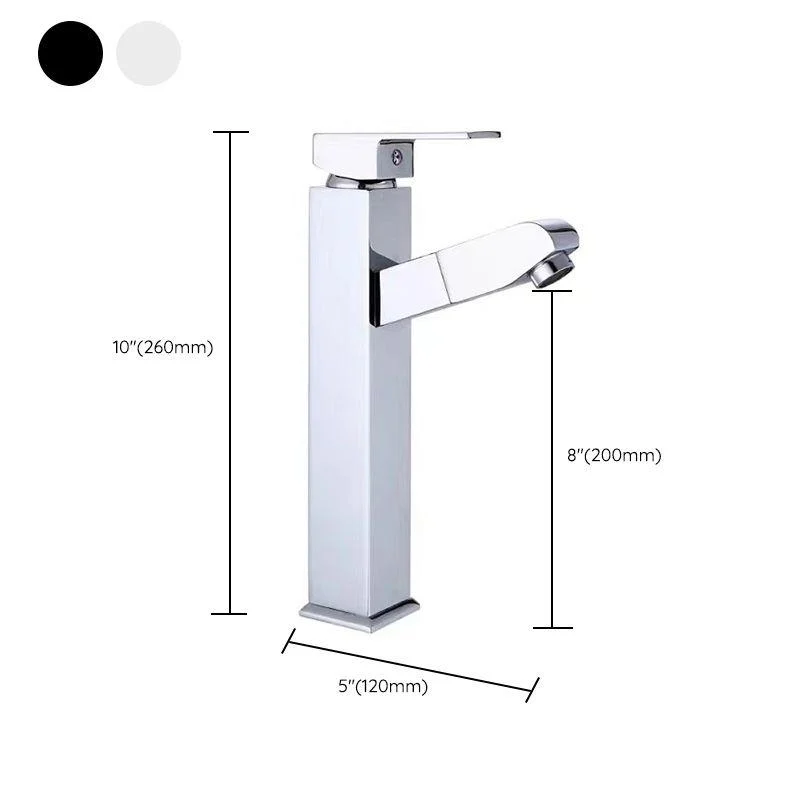 Contemporary Vessel Tap Pull-out Tap with One Lever Handle -Bathlova