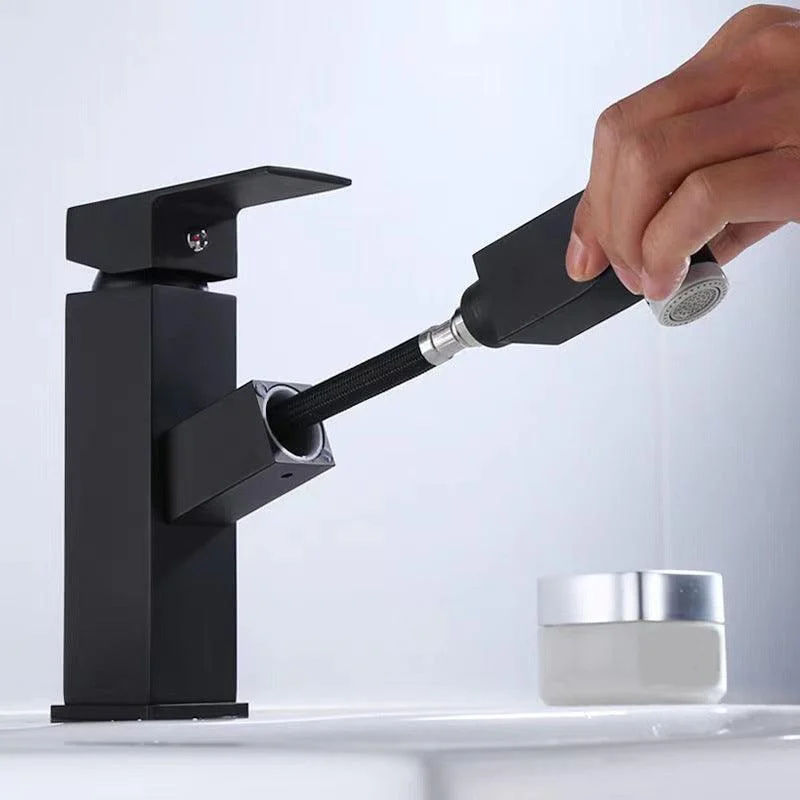 Contemporary Vessel Tap Pull-out Tap with One Lever Handle -Bathlova