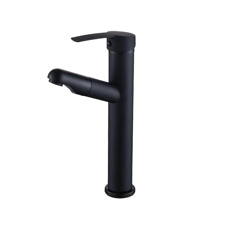 Contemporary Vessel Tap Pull-out Tap with One Lever Handle -Bathlova