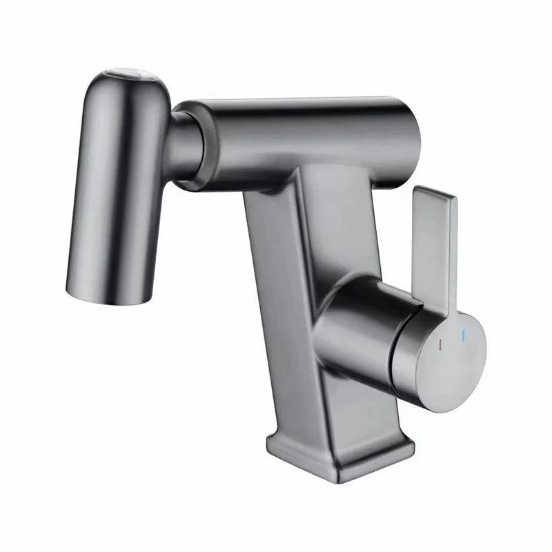 Contemporary Vessel Tap Swivel Spout Tap with One Lever Handle -Bathlova