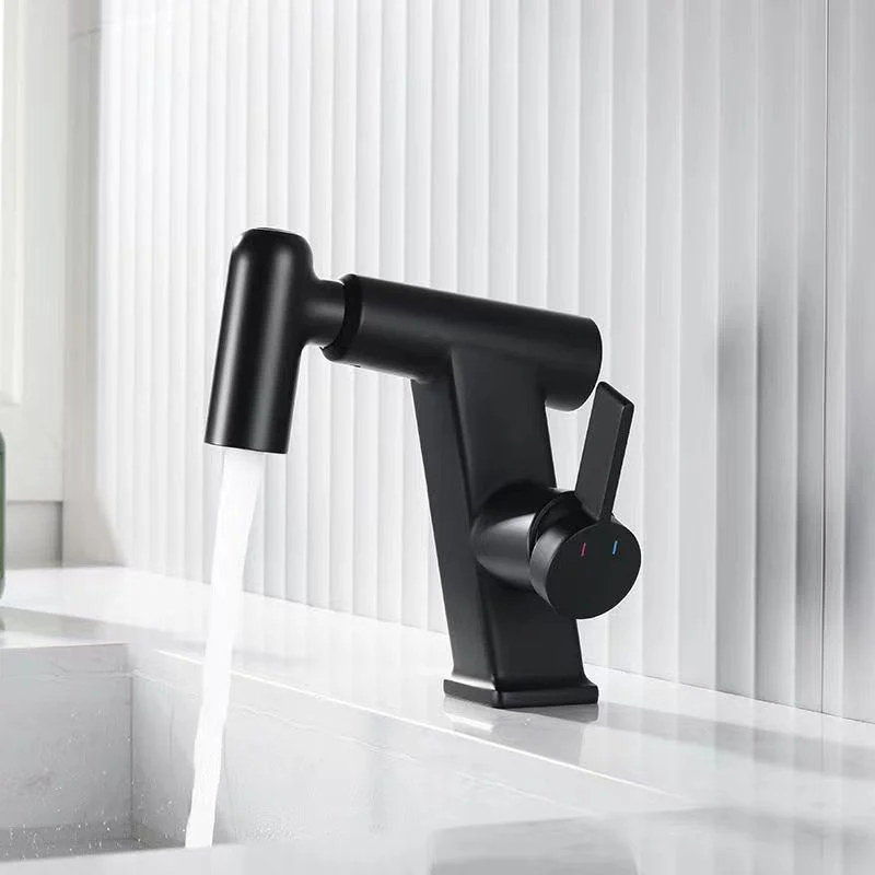 Contemporary Vessel Tap Swivel Spout Tap with One Lever Handle -Bathlova