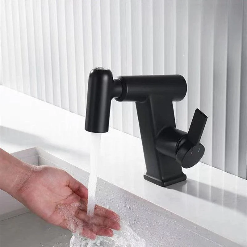 Contemporary Vessel Tap Swivel Spout Tap with One Lever Handle -Bathlova