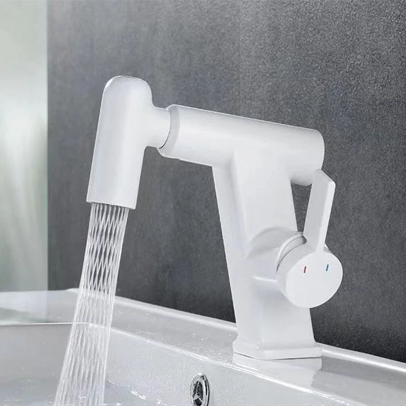 Contemporary Vessel Tap Swivel Spout Tap with One Lever Handle -Bathlova