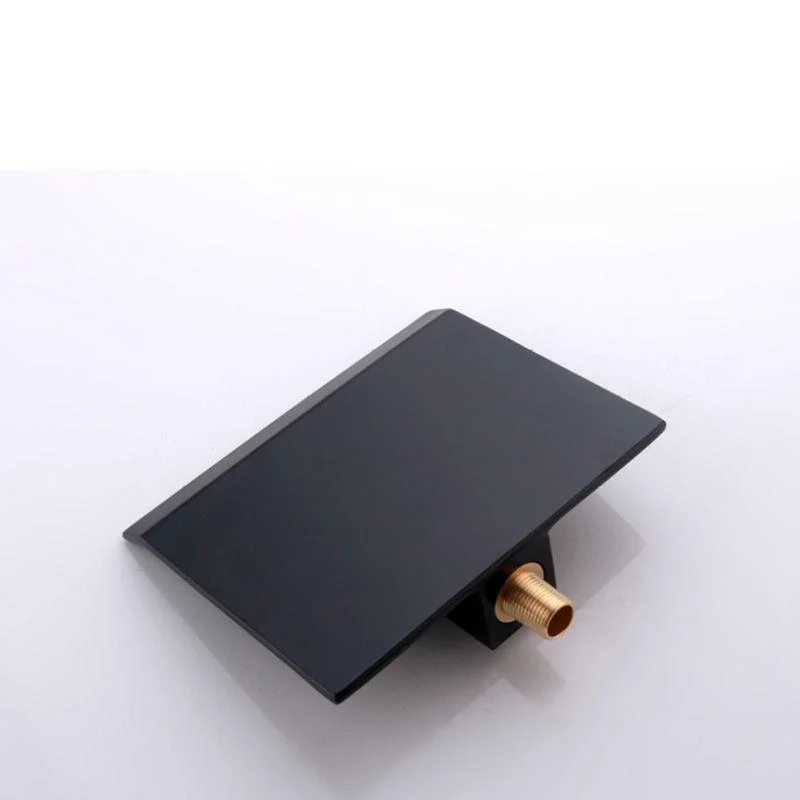 Contemporary Wall Mounted Bathroom Tap Low Arc Solid Brass Tap -Bathlova