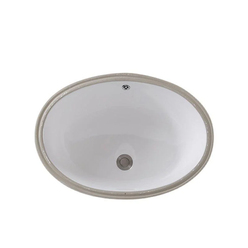 Contemporary Wash Stand Ceramic Metal Undermount Bathroom Sink -Bathlova