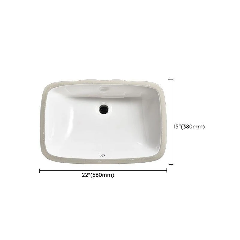 Contemporary Wash Stand Ceramic Metal Undermount Bathroom Sink -Bathlova