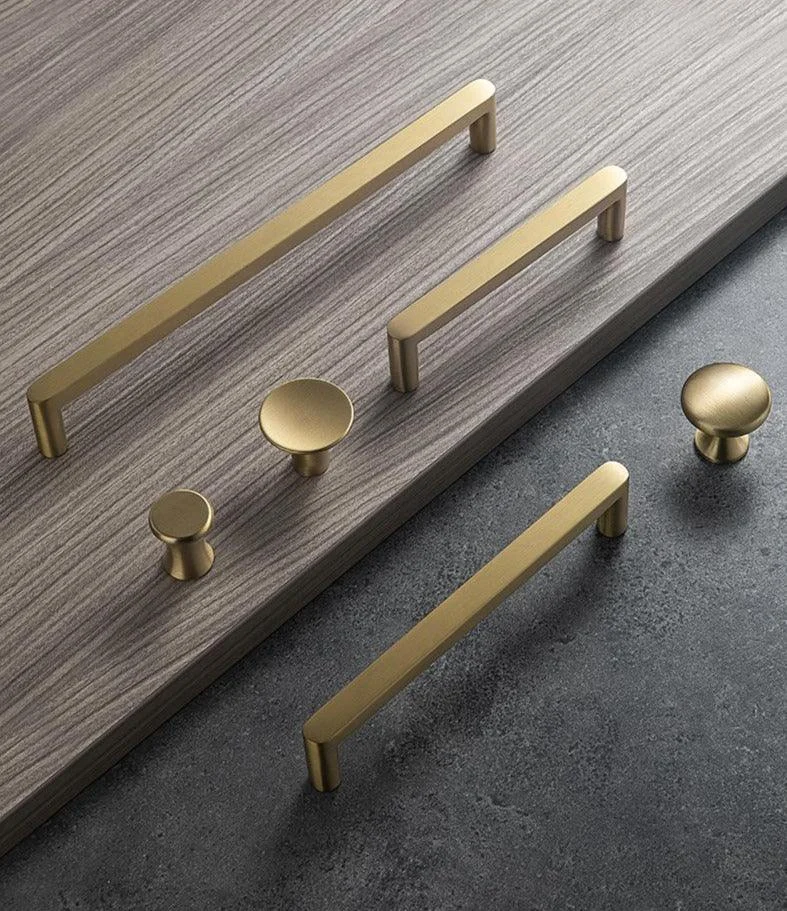 Copper Cabinet and Drawer Handles -Bathlova