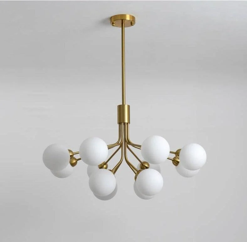 Cora - Modern Glass Globe Chandelier -Bathlova