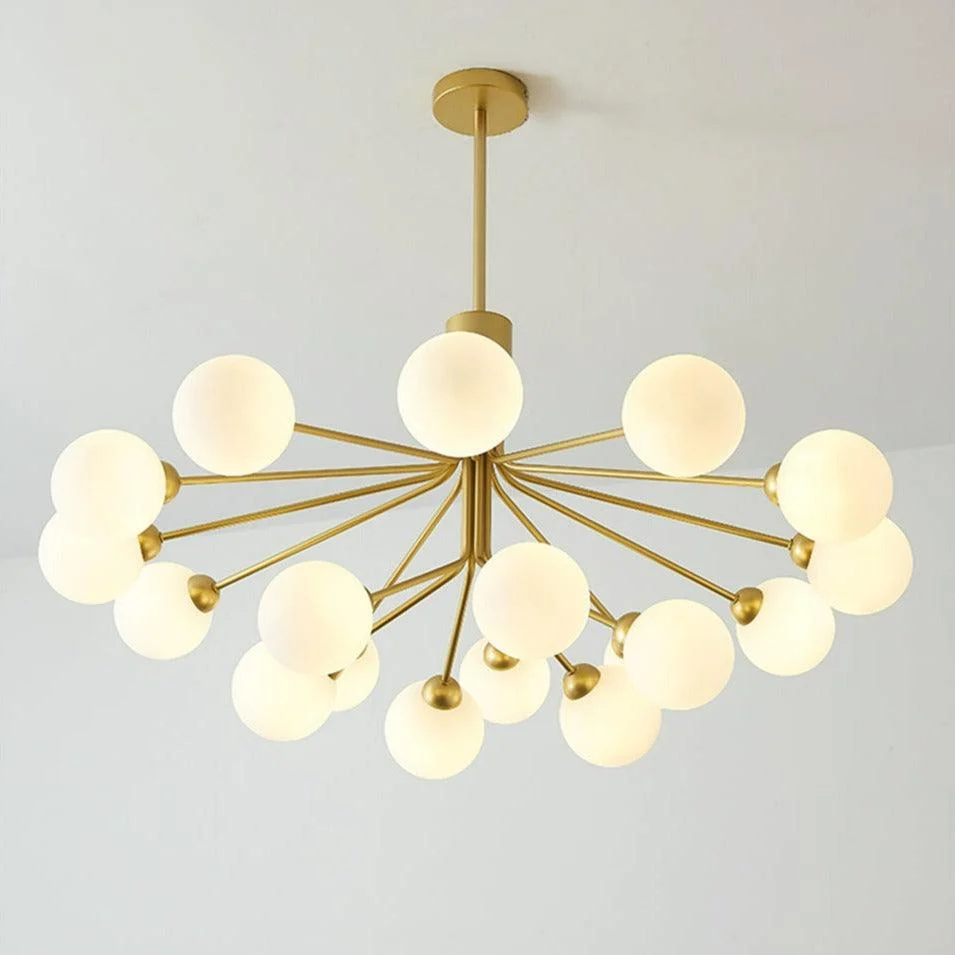 Cora - Modern Glass Globe Chandelier -Bathlova