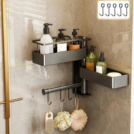 Corner Shelves Bathroom Shower Shelves Shampoo Shower Corner Shelf -Bathlova