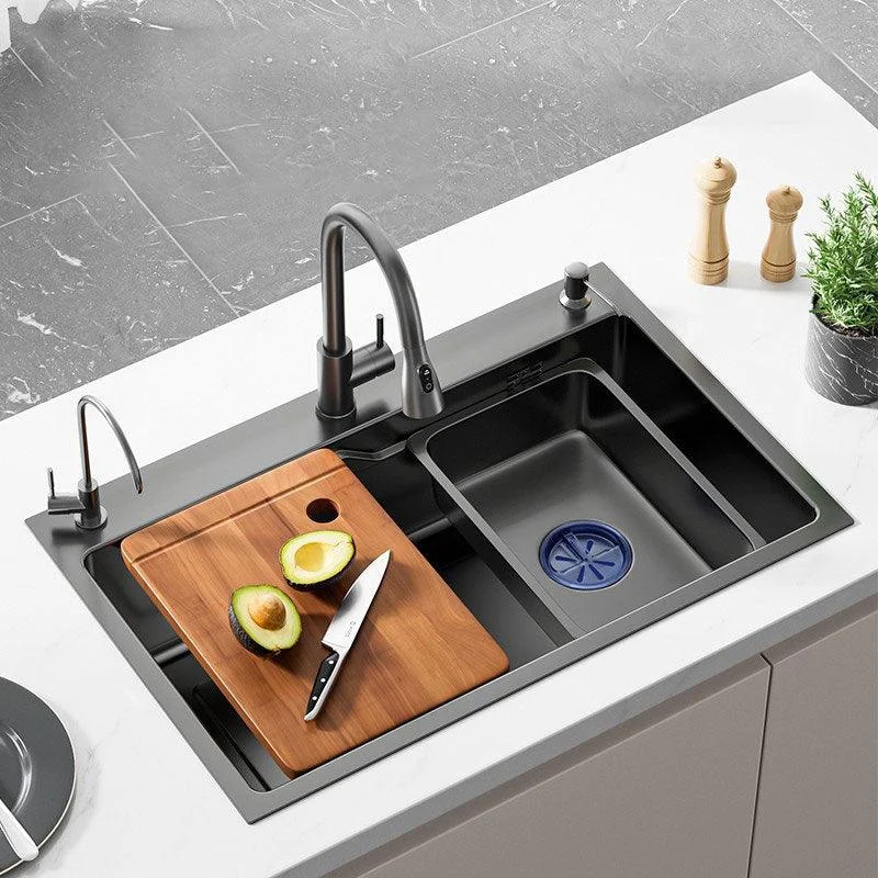 Corrosion Resistant Kitchen Sink Stainless Steel Modern Style Kitchen Sink -Bathlova