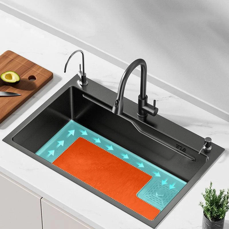 Corrosion Resistant Kitchen Sink Stainless Steel Modern Style Kitchen Sink -Bathlova