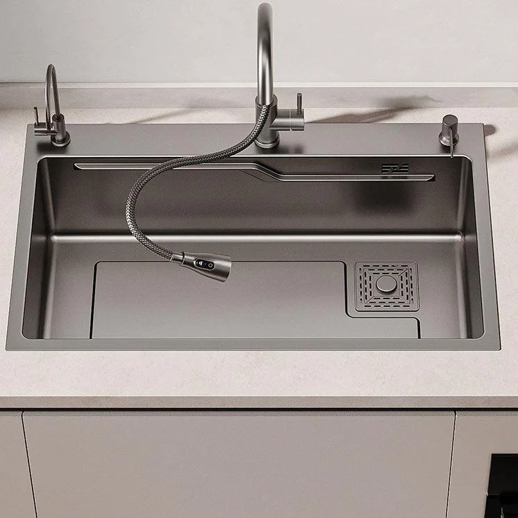 Corrosion Resistant Kitchen Sink Stainless Steel Modern Style Kitchen Sink -Bathlova