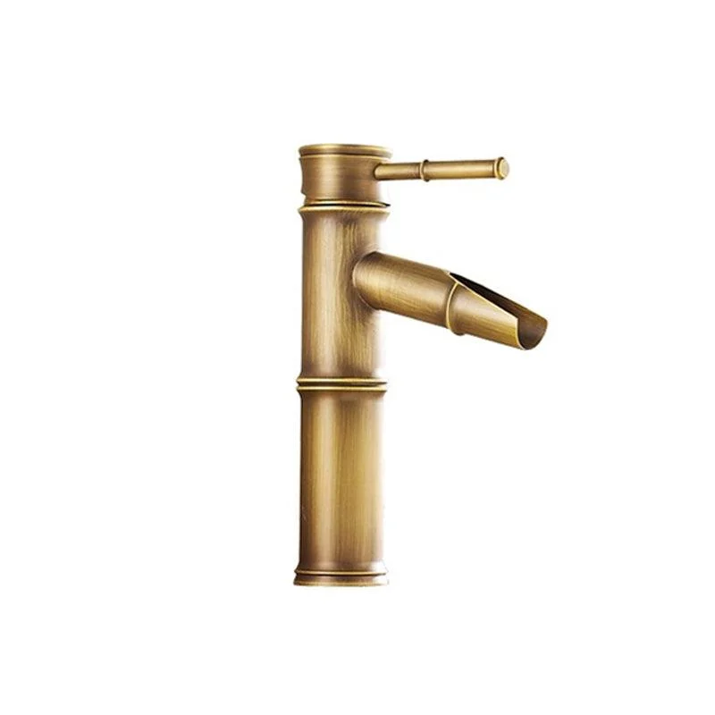 Country Style Vanity Sink Tap Single Hole Bathroom Tap -Bathlova