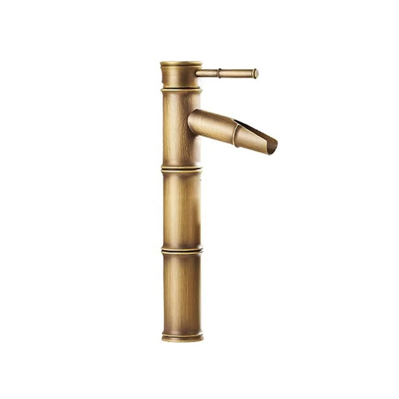 Country Style Vanity Sink Tap Single Hole Bathroom Tap -Bathlova