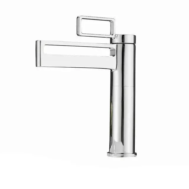 Creative Hollowed Out Design Water Tap Tall Bathroom Basin Tap -Bathlova