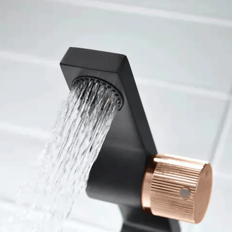 Creative Knob Switch Dual Control Basin Tap -Bathlova