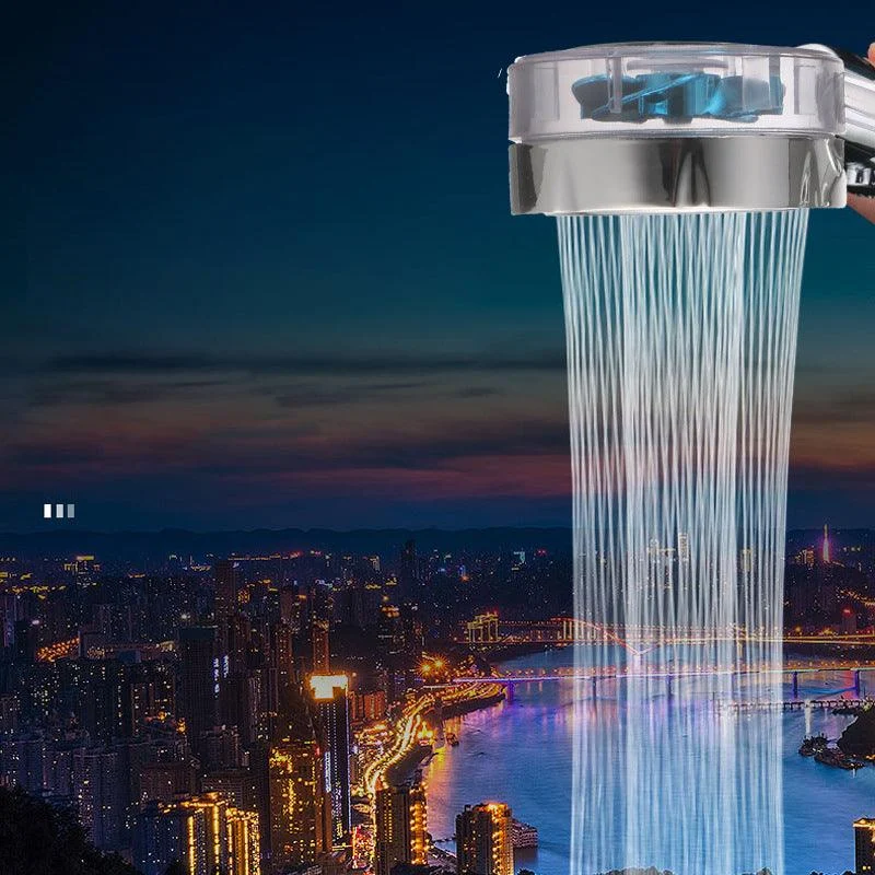 Creative Metal Shower Head Adjustable Water Flow Round Handheld Shower Head -Bathlova